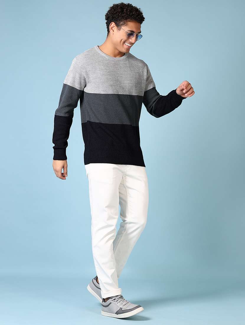 men self design long sleeve pullover - 21652734 -  Standard Image - 4