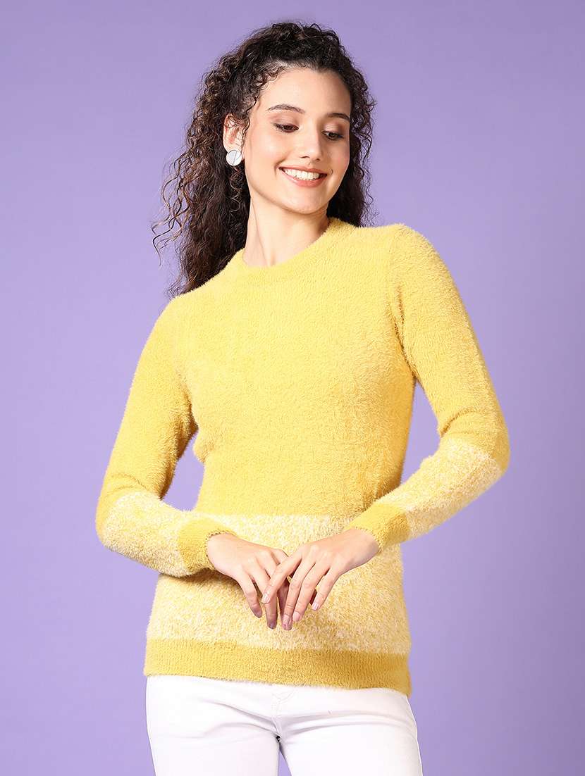 women self designed long sleeves pullover