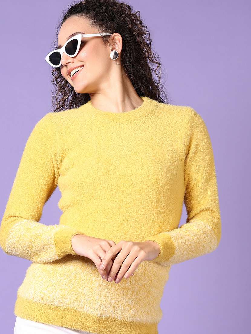 women self designed long sleeves pullover - 21652739 -  Standard Image - 1