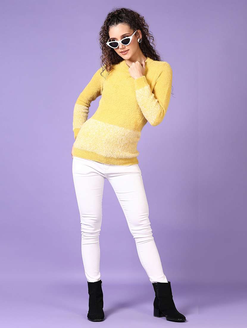 women self designed long sleeves pullover - 21652739 -  Standard Image - 4