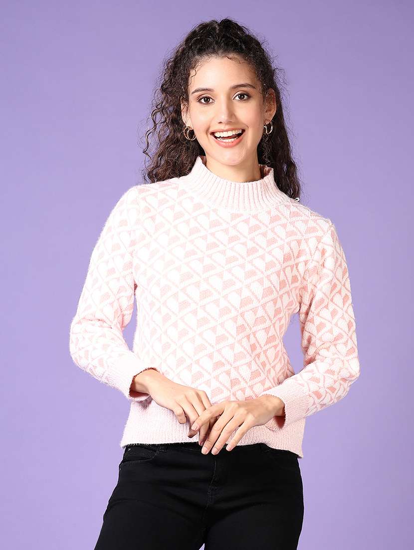 women solid long sleeve pullover