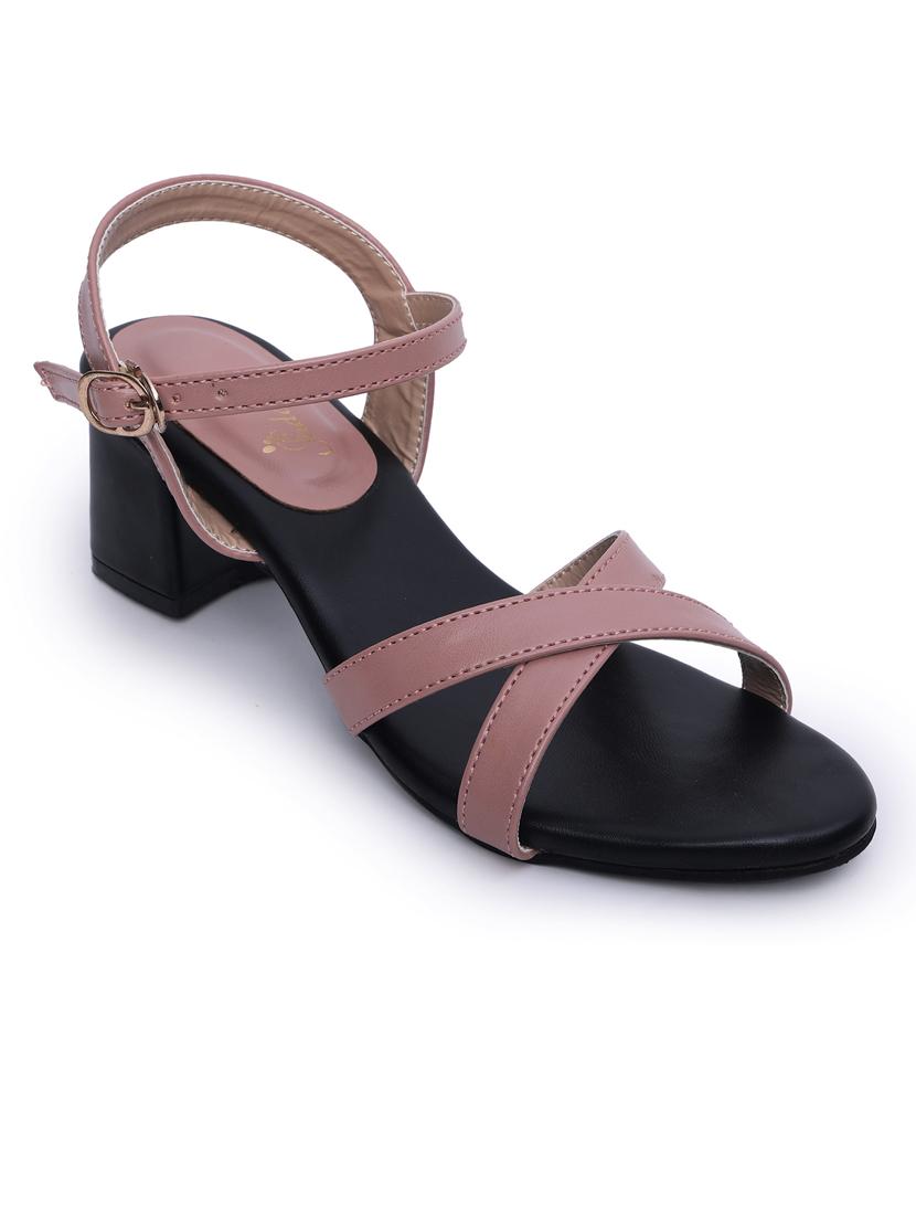 women solid ankle strap sandal - 21652899 -  Standard Image - 1