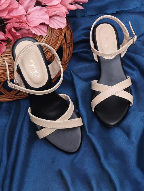 women solid ankle strap sandal - 21652901 - Standard Image - 0