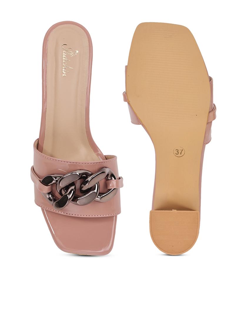 women embellished square toe block heel sandals - 21652902 - Standard Image - 4