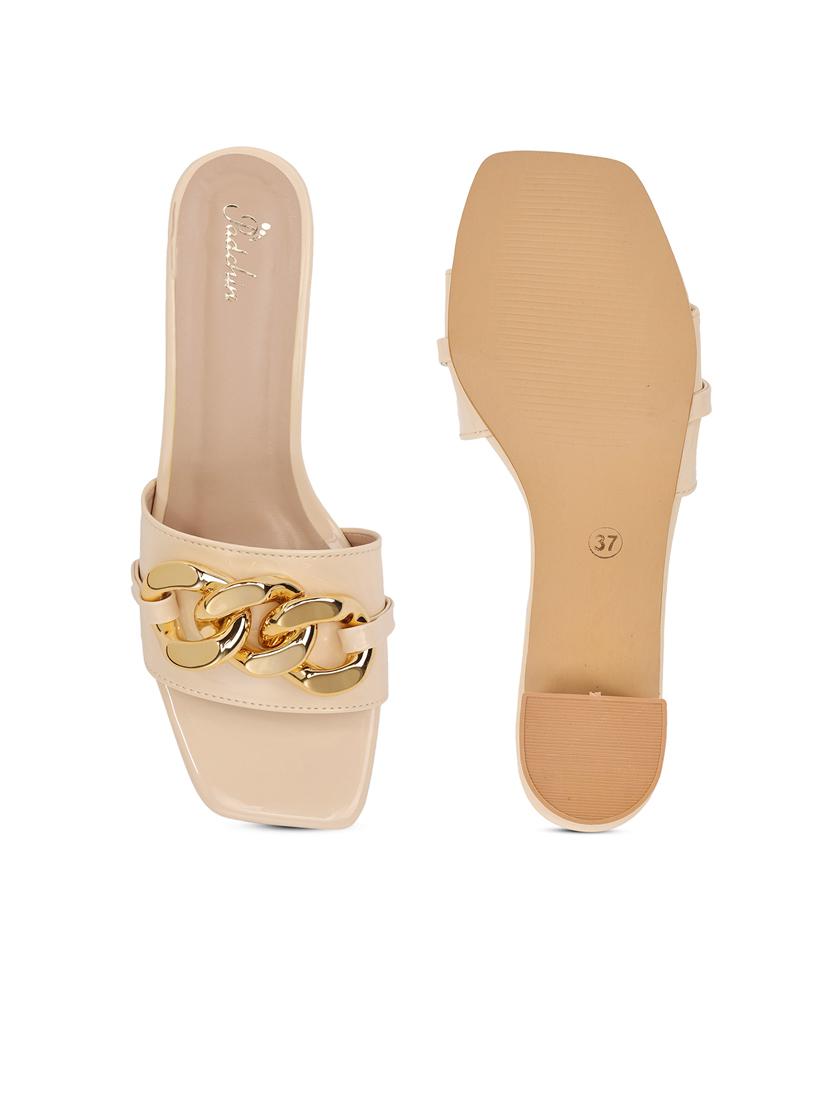 women embellished square toe block heel sandals - 21652903 - Standard Image - 4