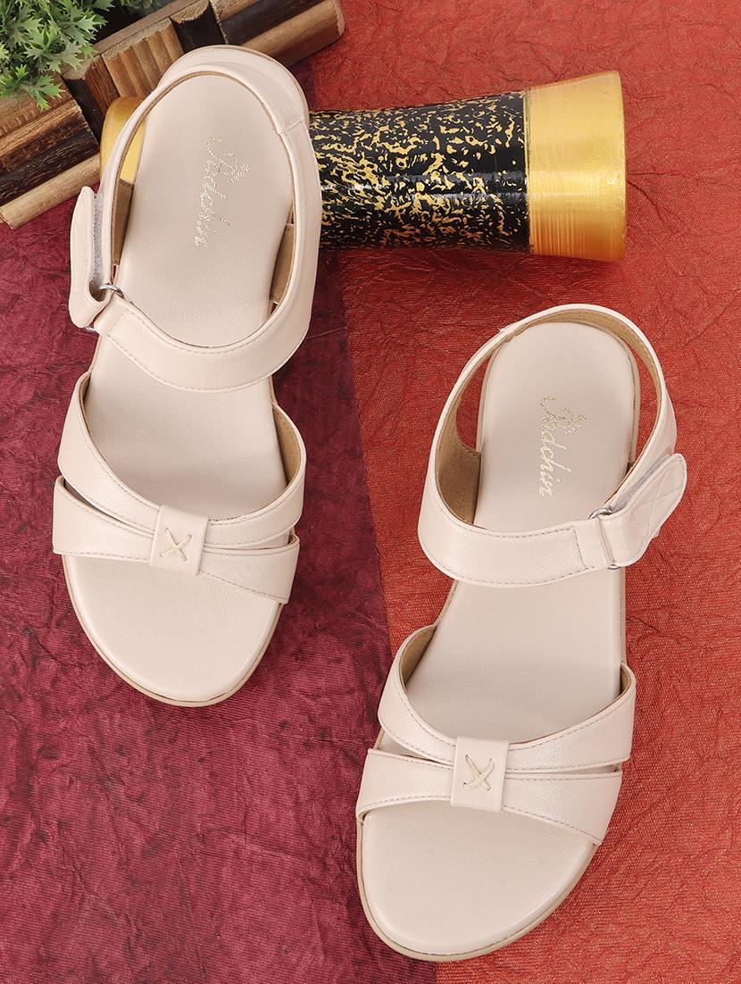 women solid ankle strap wedge - 21652935 -  Zoom Image - 0