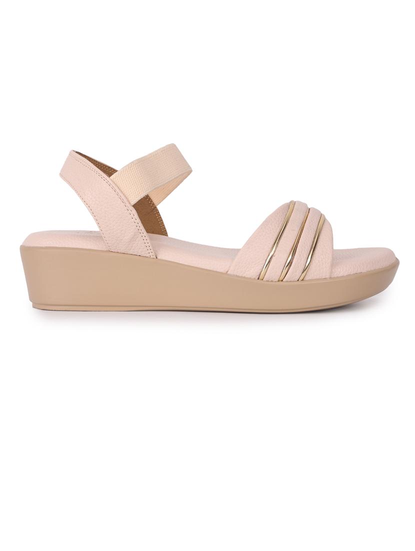 women solid ankle strap wedge - 21652936 - Standard Image - 1