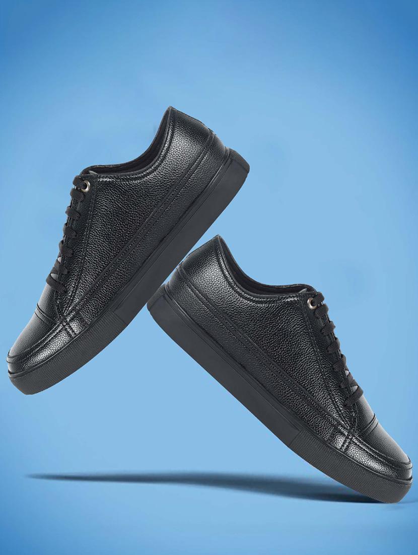 men solid lace up sneakers - 21652952 -  Zoom Image - 0