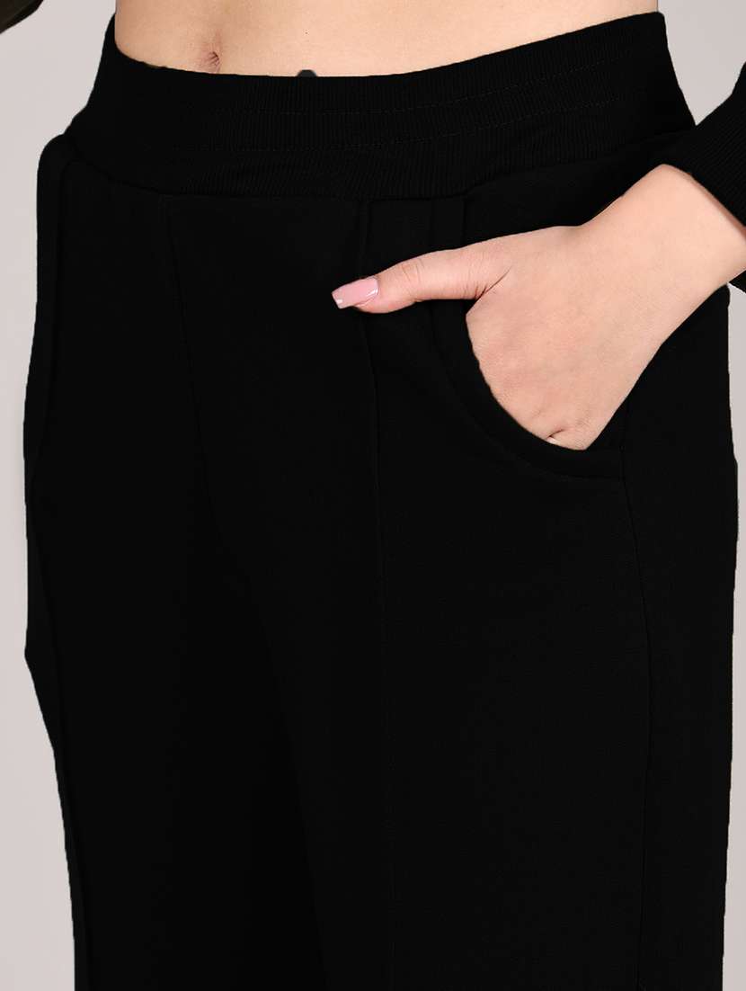 women solid long sleeves winter wear set - 21652953 - Standard Image - 6