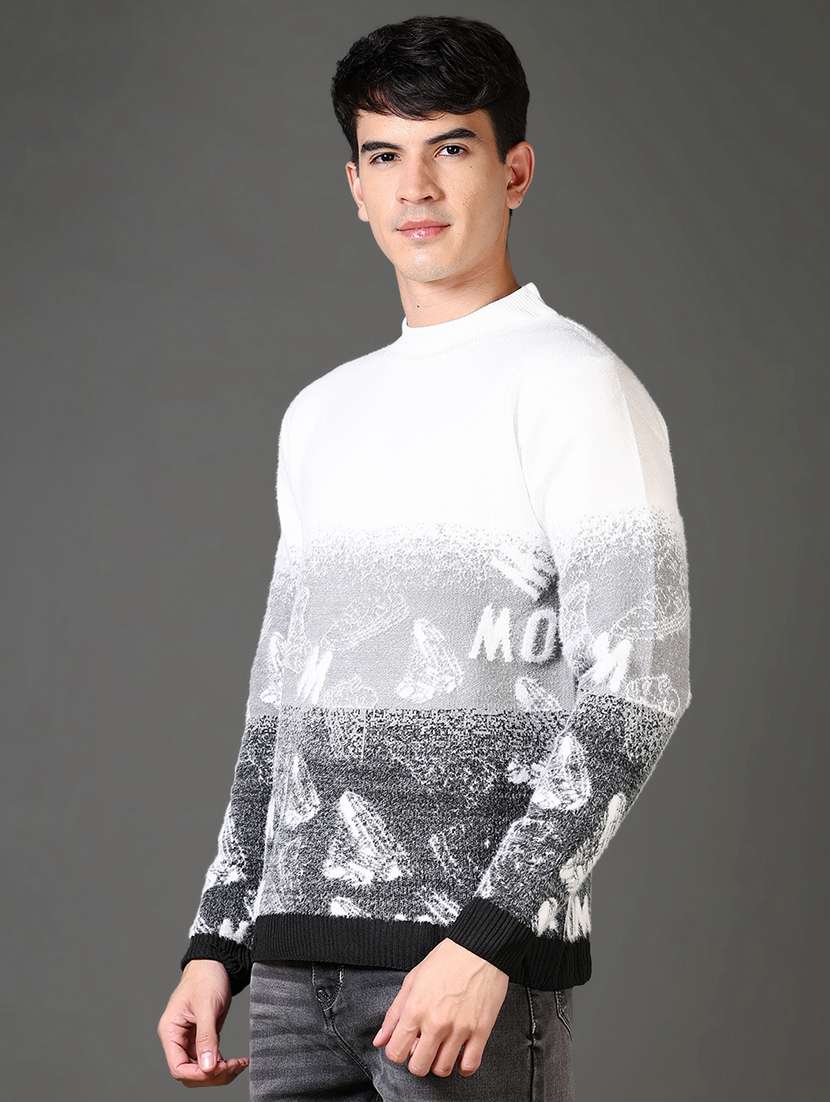 men acylic long sleeve pullover - 21653217 -  Standard Image - 1