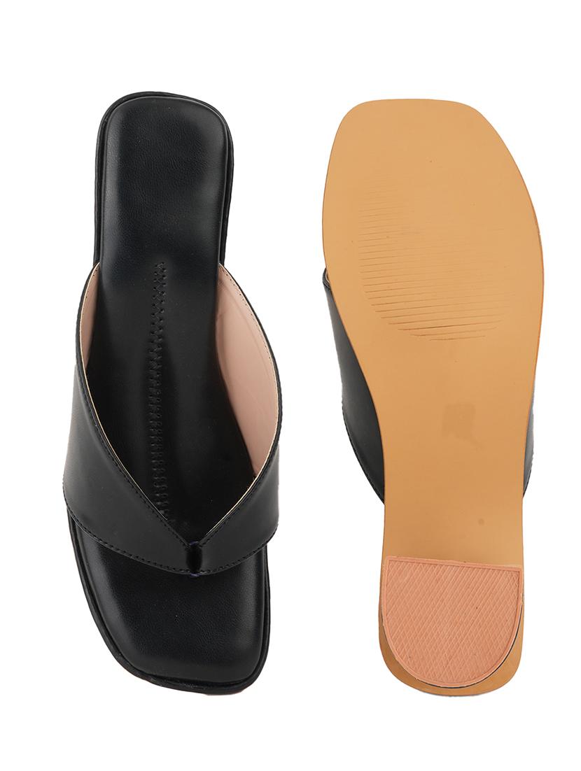women slip on block heel sandal - 21653497 - Standard Image - 6