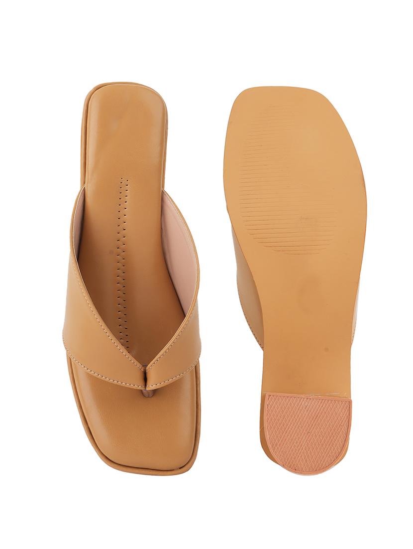 women slip on block heel sandal - 21653499 - Standard Image - 6
