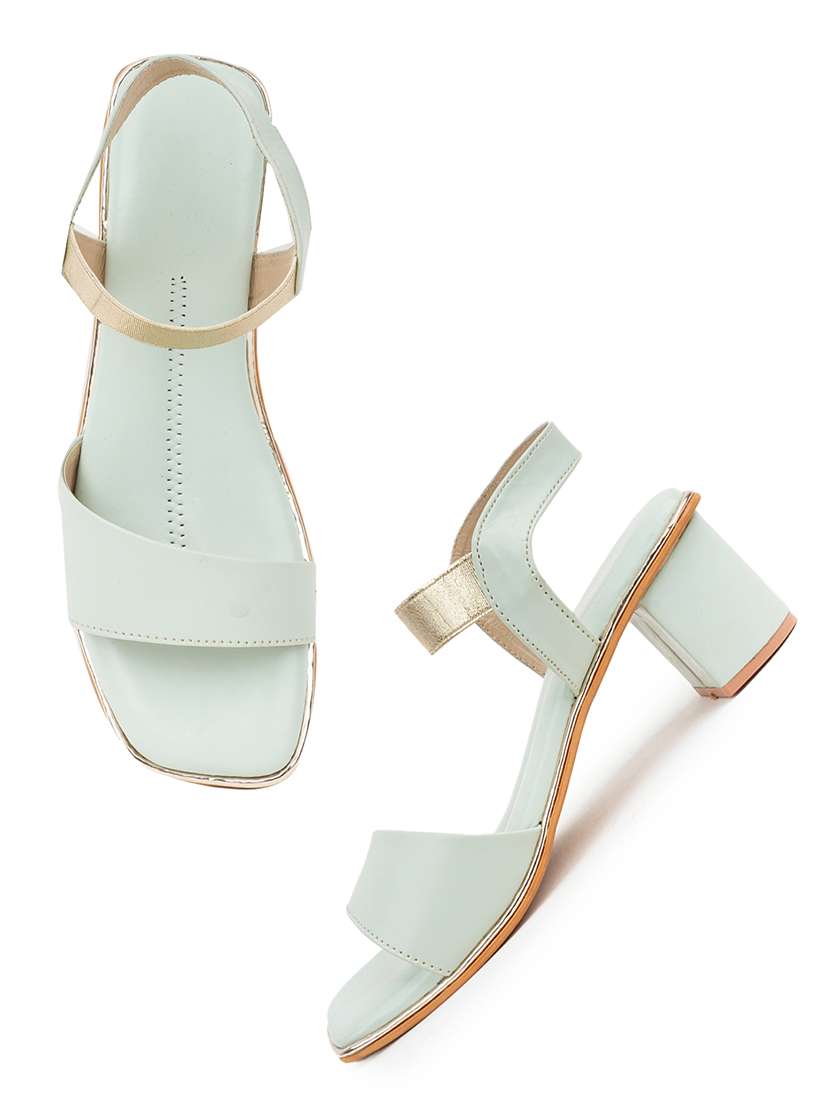 women solid block heel sandal - 21653506 - Standard Image - 4