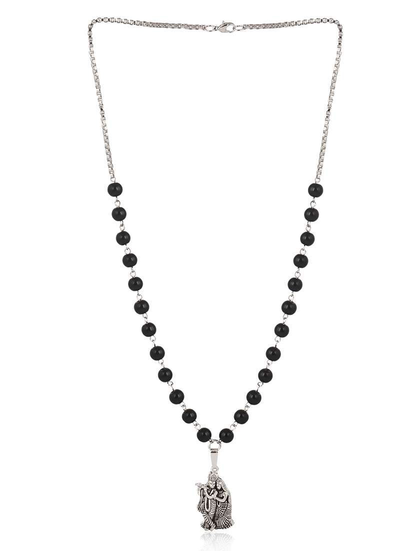 men sacred idol pendant with chain - 21659703 -  Standard Image - 1