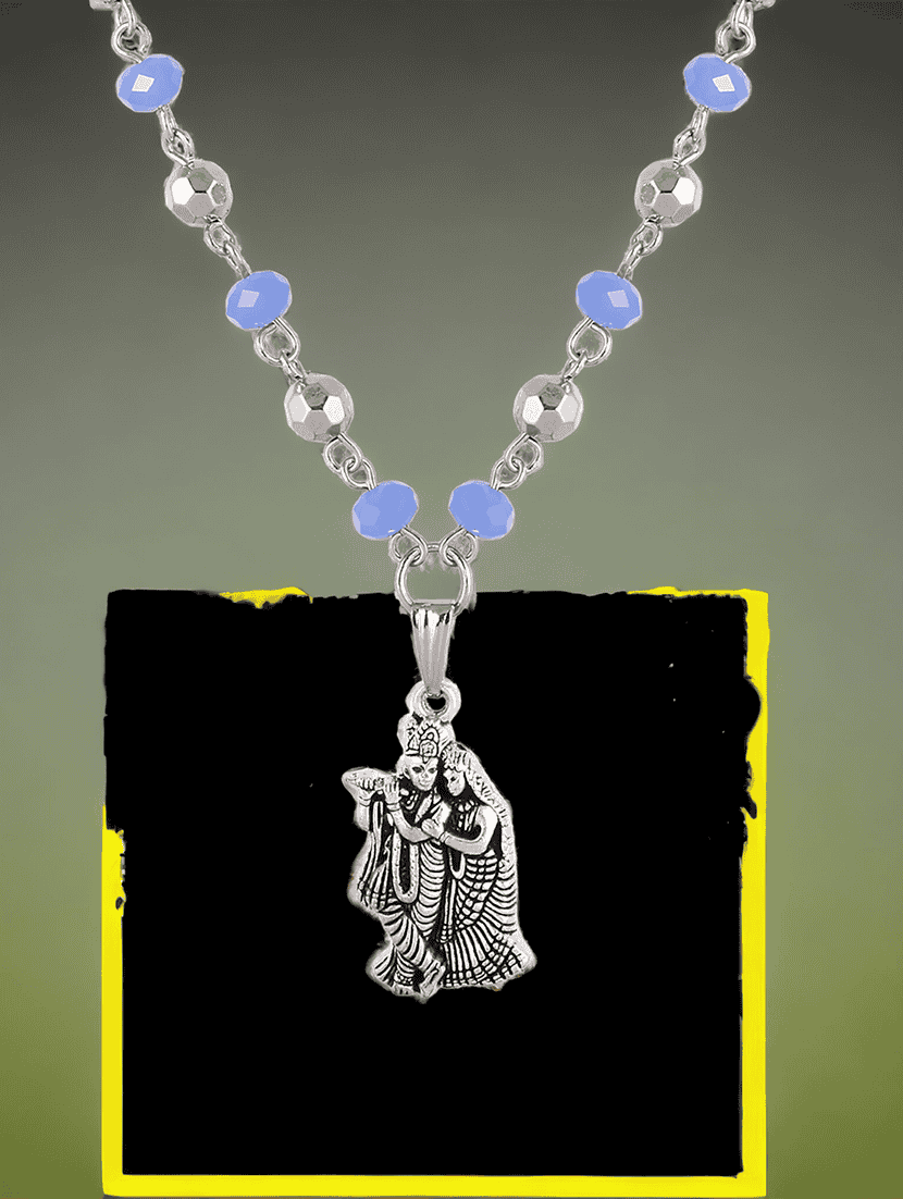 men sacred idol pendant with chain - 21659705 -  Standard Image - 1