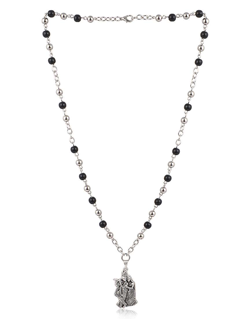 men sacred idol pendant with chain - 21659706 -  Standard Image - 1