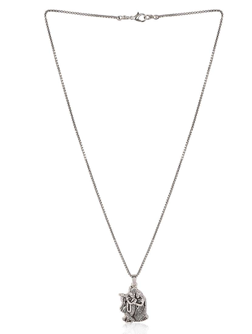 men sacred idol pendant with chain - 21659707 -  Standard Image - 1