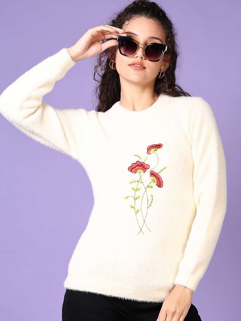 women self designed long sleeves pullover - 21659718 -  Standard Image - 1