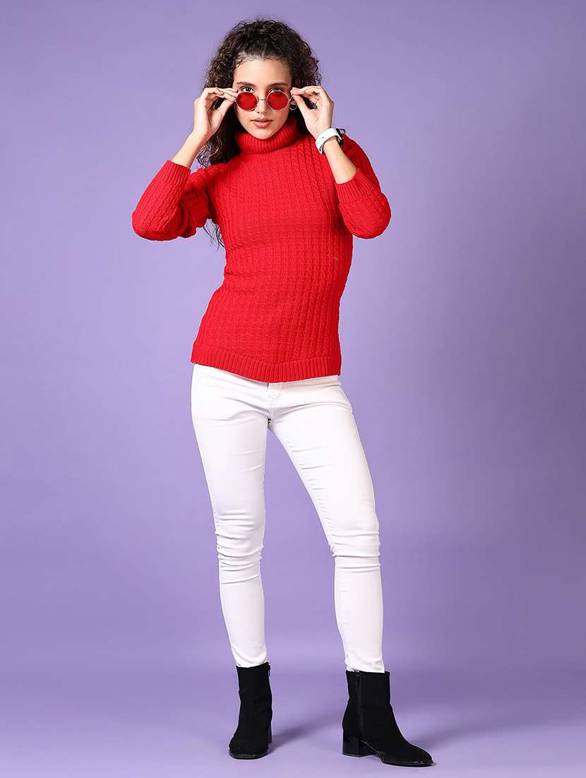 women self designed long sleeves pullover - 21659719 -  Standard Image - 4