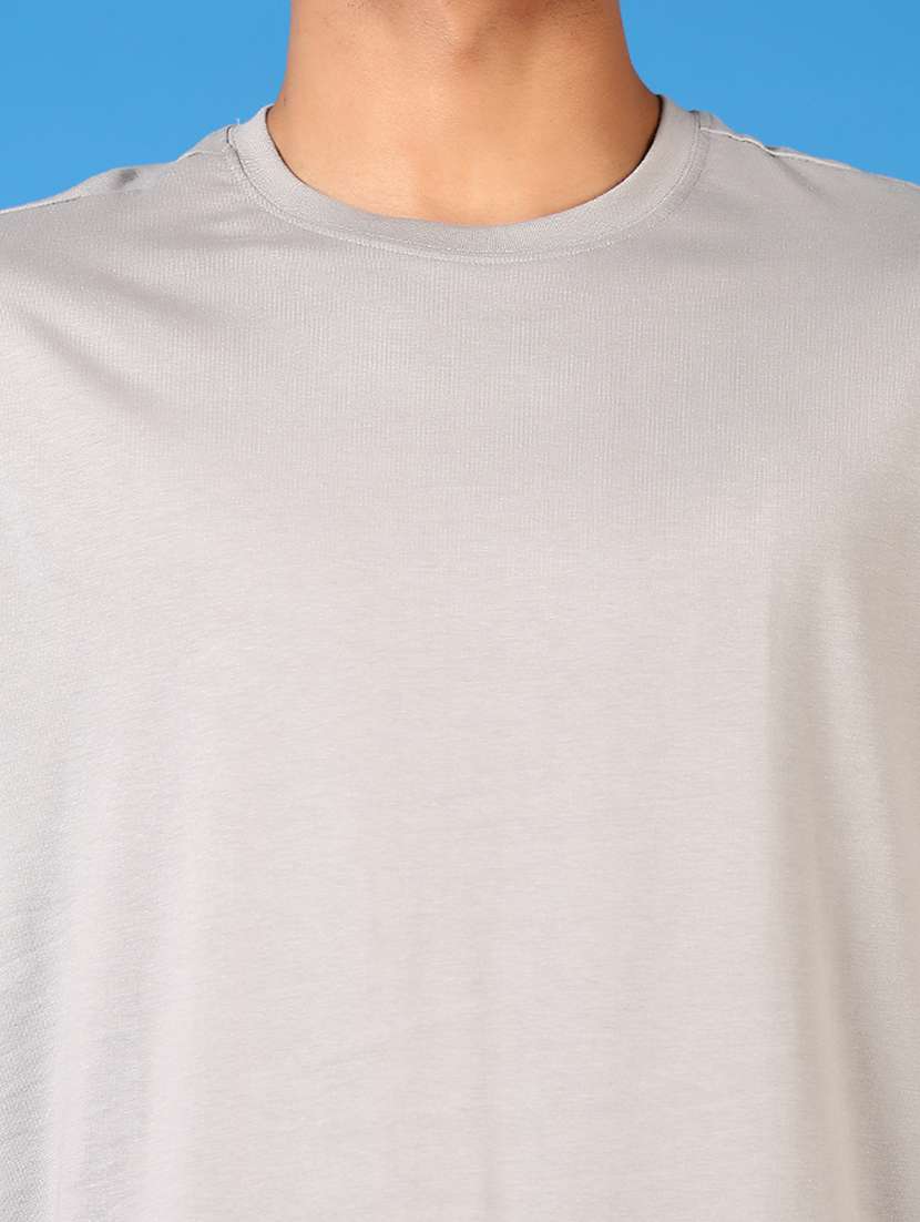 men solid short sleeve regular fit t-shirt - 21659750 - Standard Image - 4