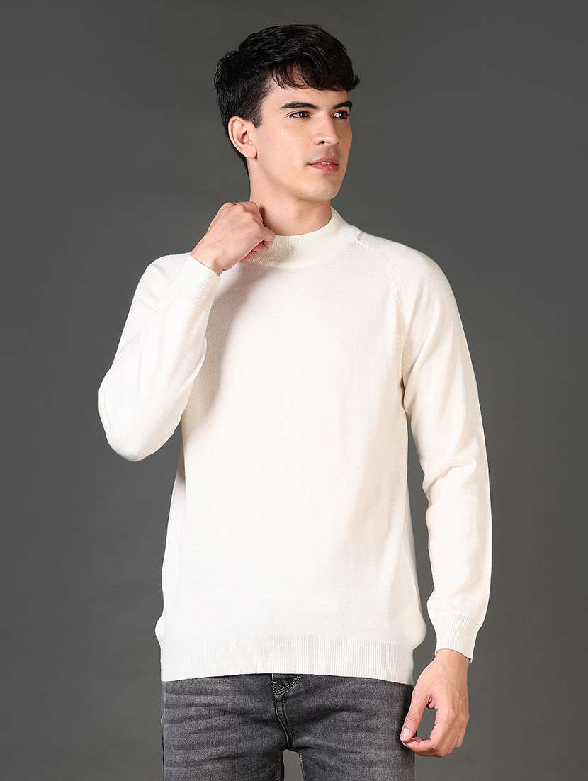 men long sleeves self design pullover - 21659757 -  Standard Image - 1
