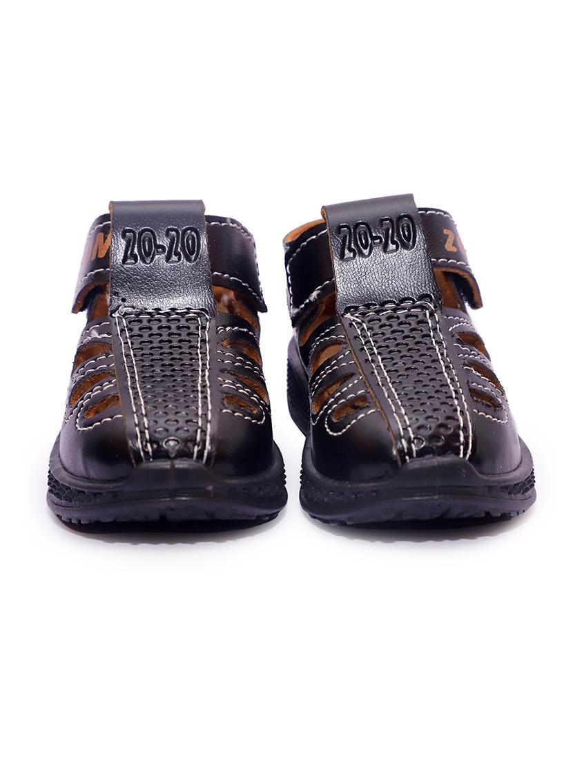 black unisex kids shoe-style sandals - 21660084 - Standard Image - 1