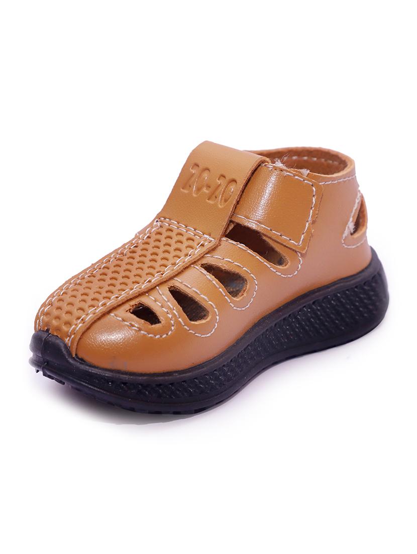 tan unisex kids shoe-style sandals - 21660086 - Standard Image - 1