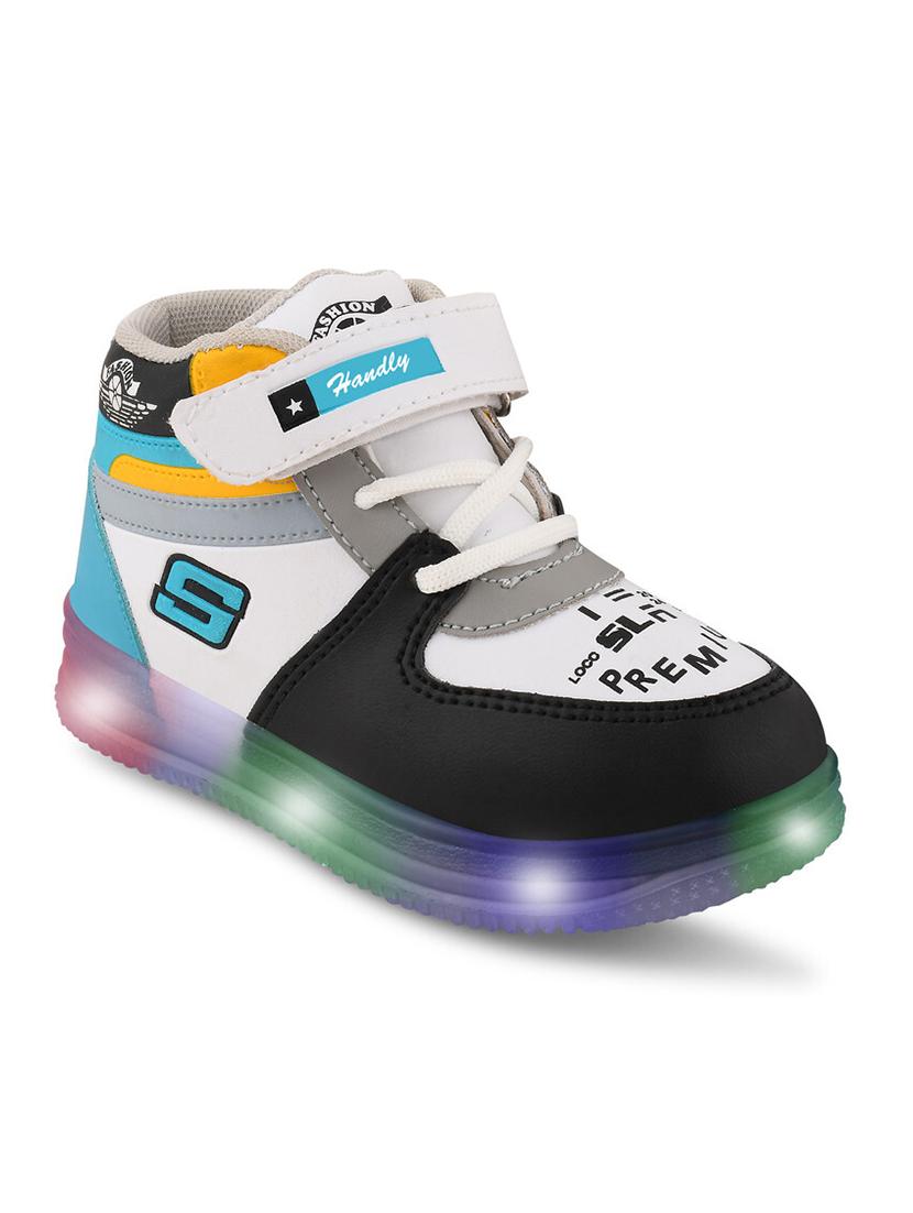 kids color block lace up sports shoes - 21660205 -  Standard Image - 1