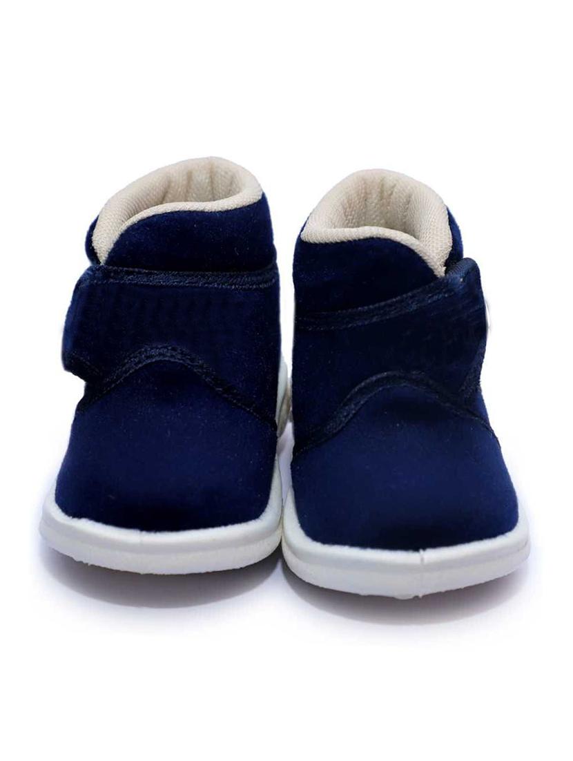 unisex solid slip on velcro shoes - 21660207 - Standard Image - 1