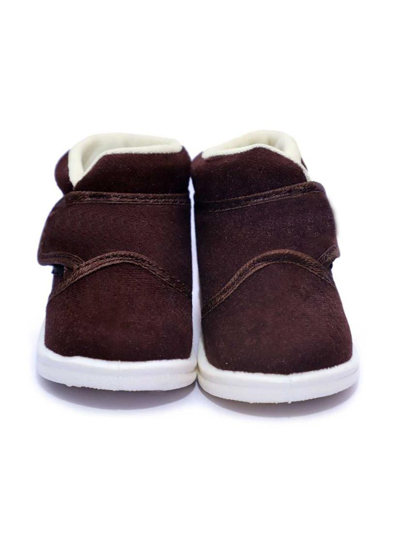 unisex solid slip on velcro shoes - 21660208 - Standard Image - 1