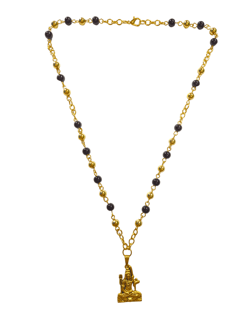 men sacred idol pendant with chain - 21661024 -  Standard Image - 1