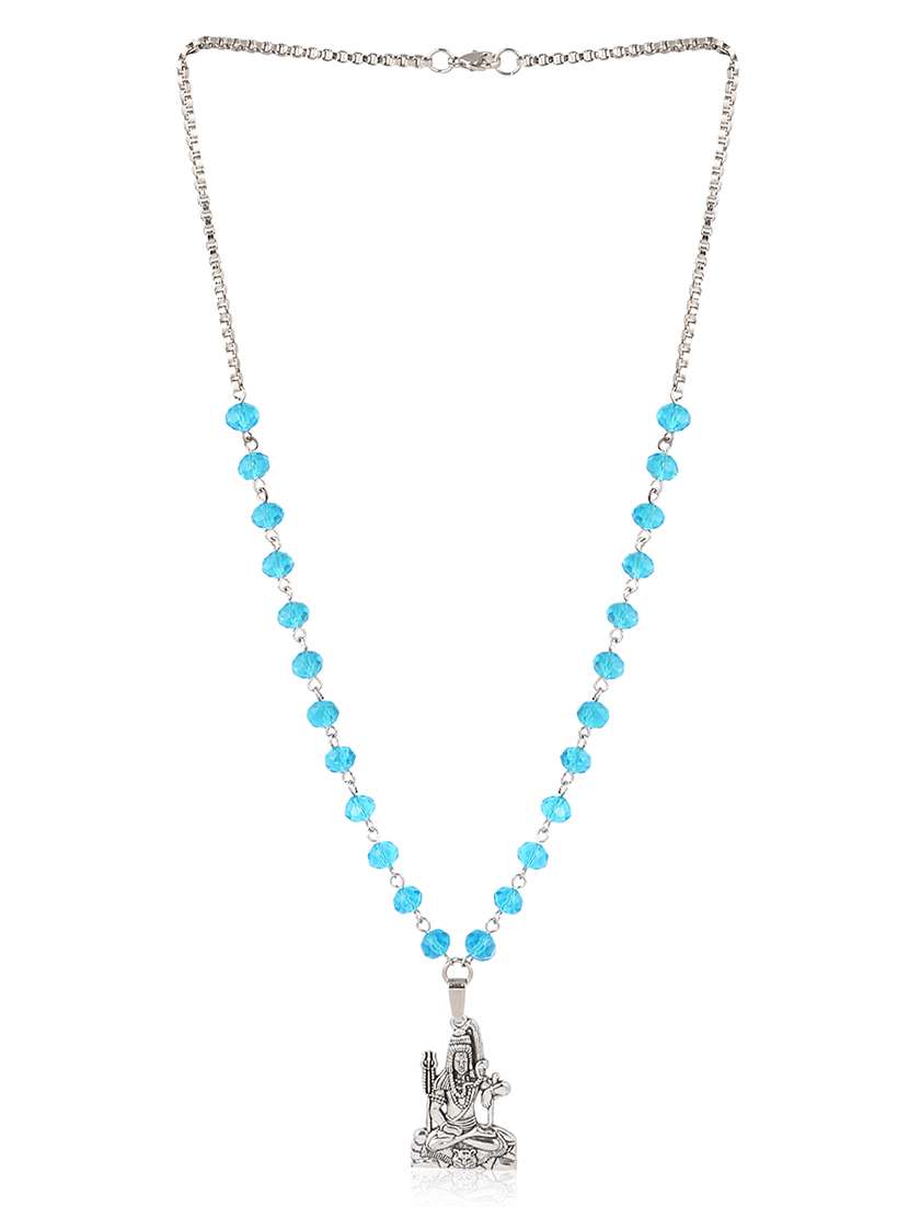 men sacred idol pendant with chain - 21661028 -  Standard Image - 1