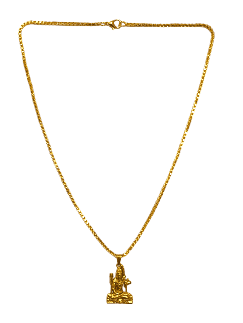 men sacred idol pendant with chain - 21661029 -  Standard Image - 1