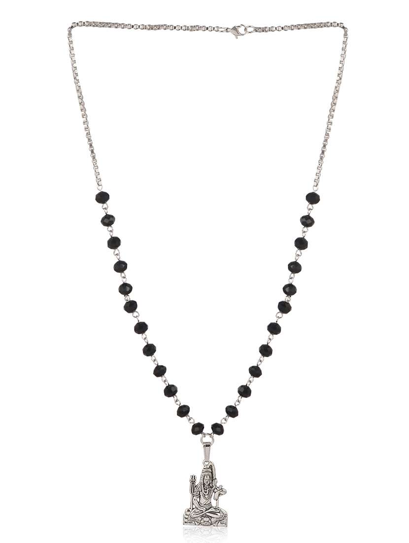 men sacred idol pendant with chain - 21661030 -  Standard Image - 1