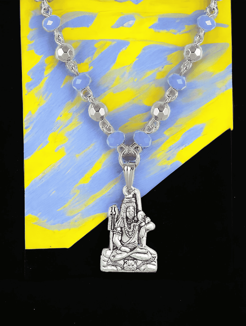 men sacred idol pendant with chain - 21661032 -  Standard Image - 1