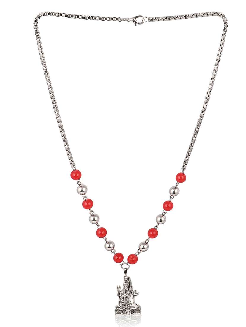 men sacred idol pendant with chain - 21661033 -  Standard Image - 1