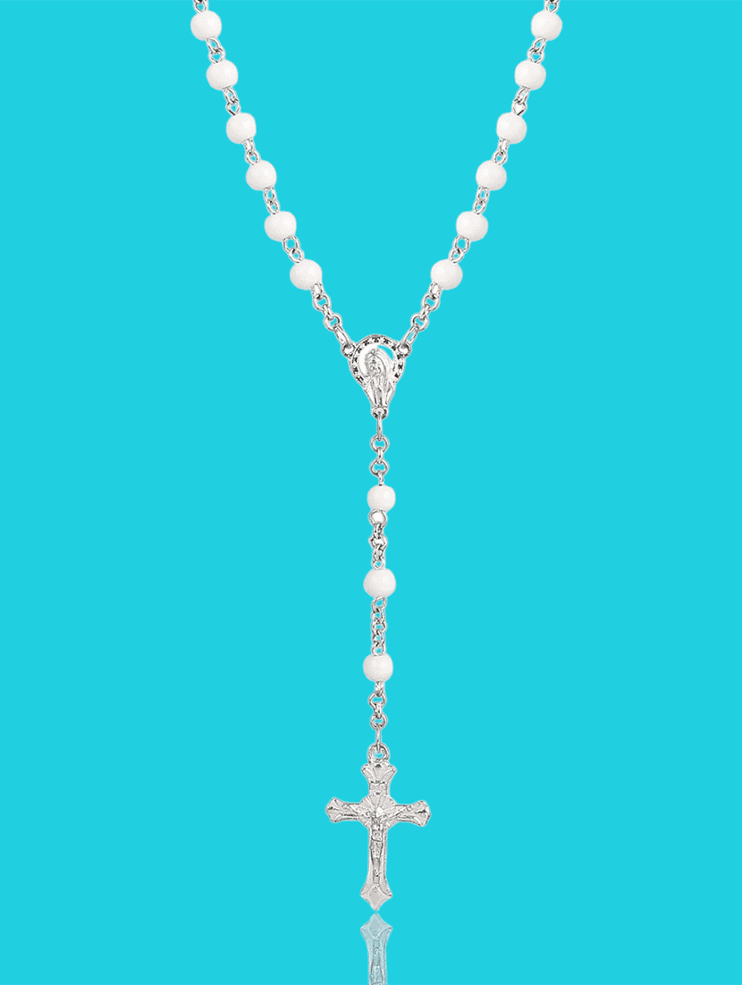 men saint praying jesus cross pendant with chain - 21661039 -  Standard Image - 1