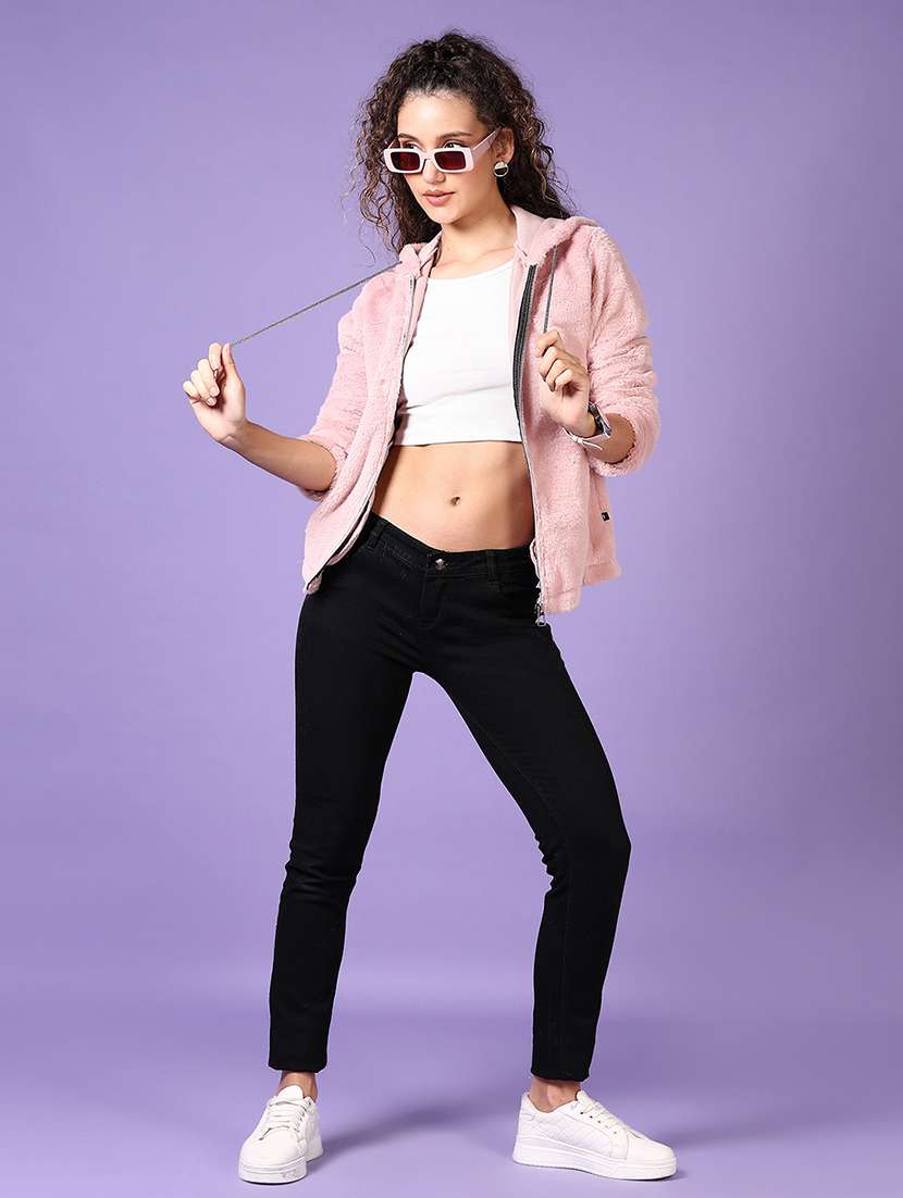 women long sleeves plain sweatshirt - 21661154 -  Standard Image - 4