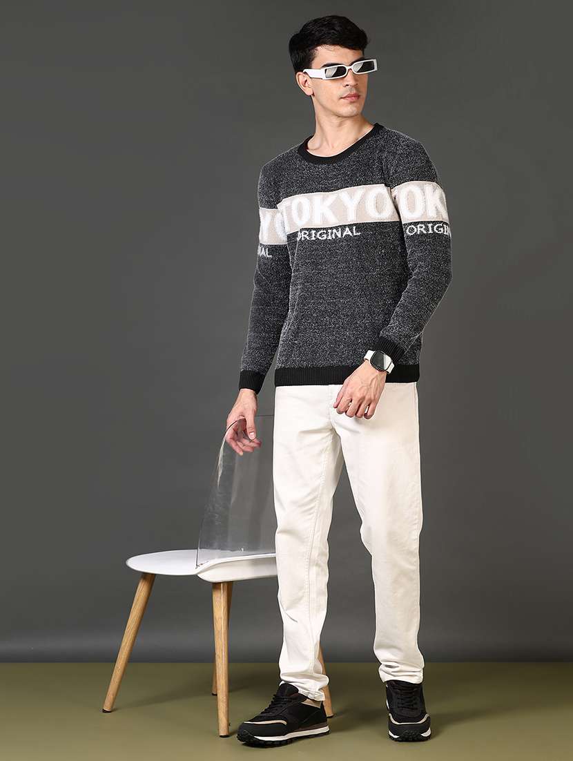men acylic long sleeve pullover - 21661160 -  Standard Image - 4