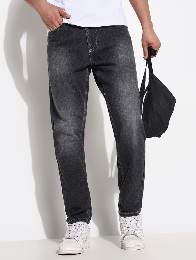 men mid rise slim fit plain denim jean - 21661338 - Standard Image - 1
