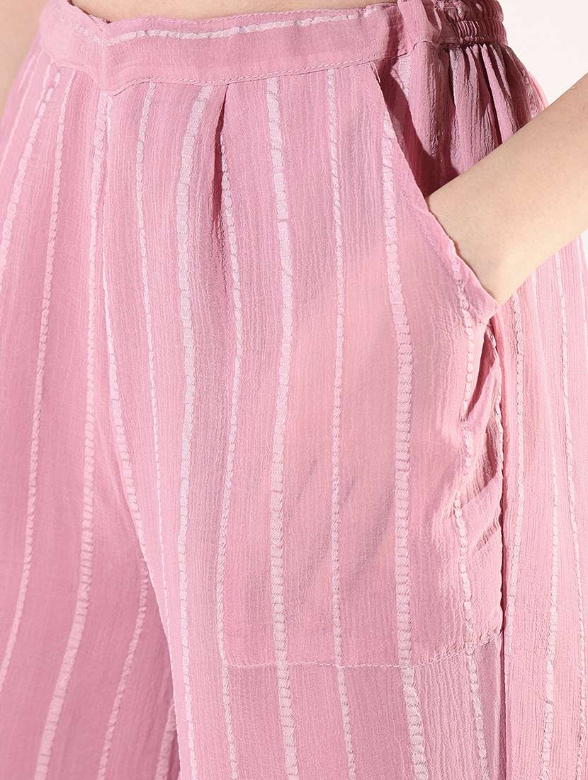 women stripes top and trouser co-ords set - 21661460 -  Standard Image - 6