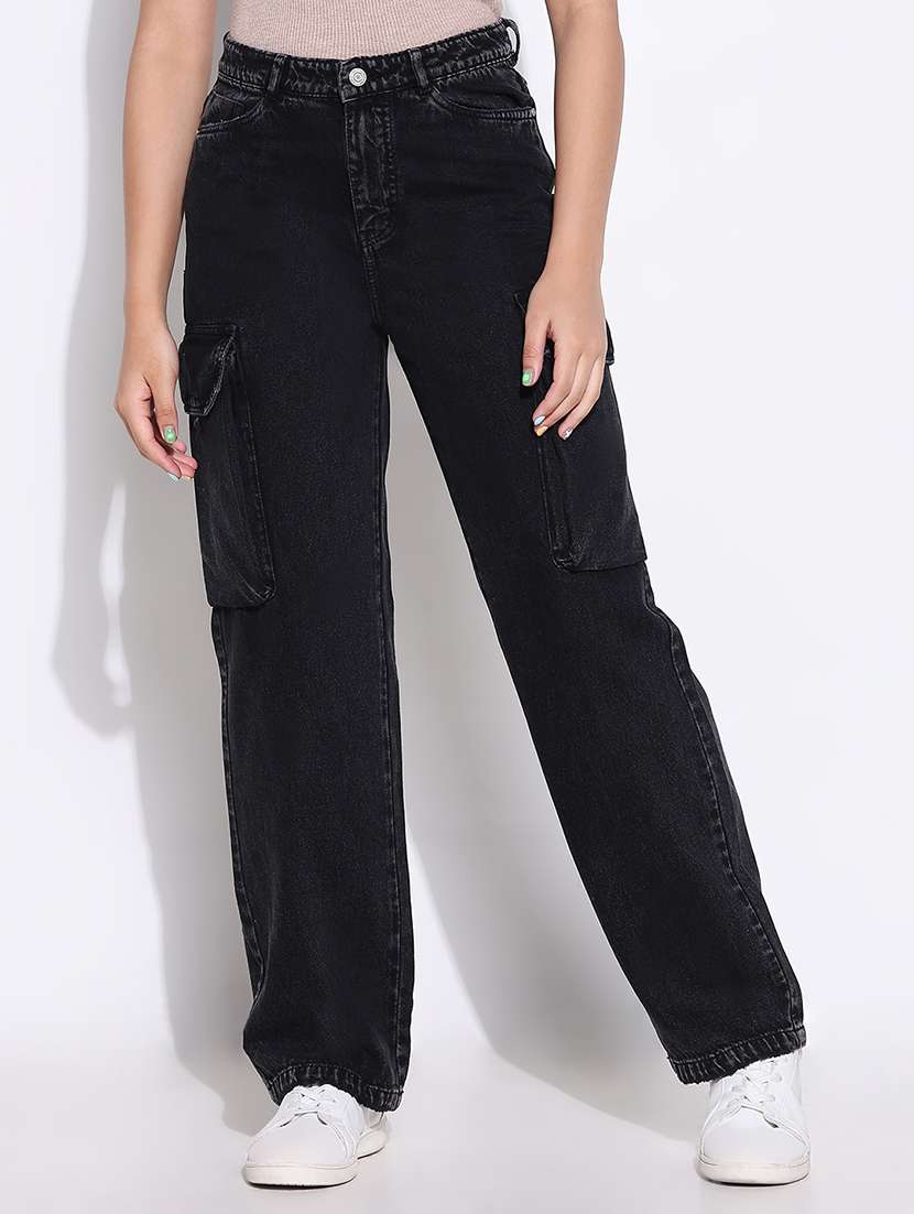 women high rise denim jeans