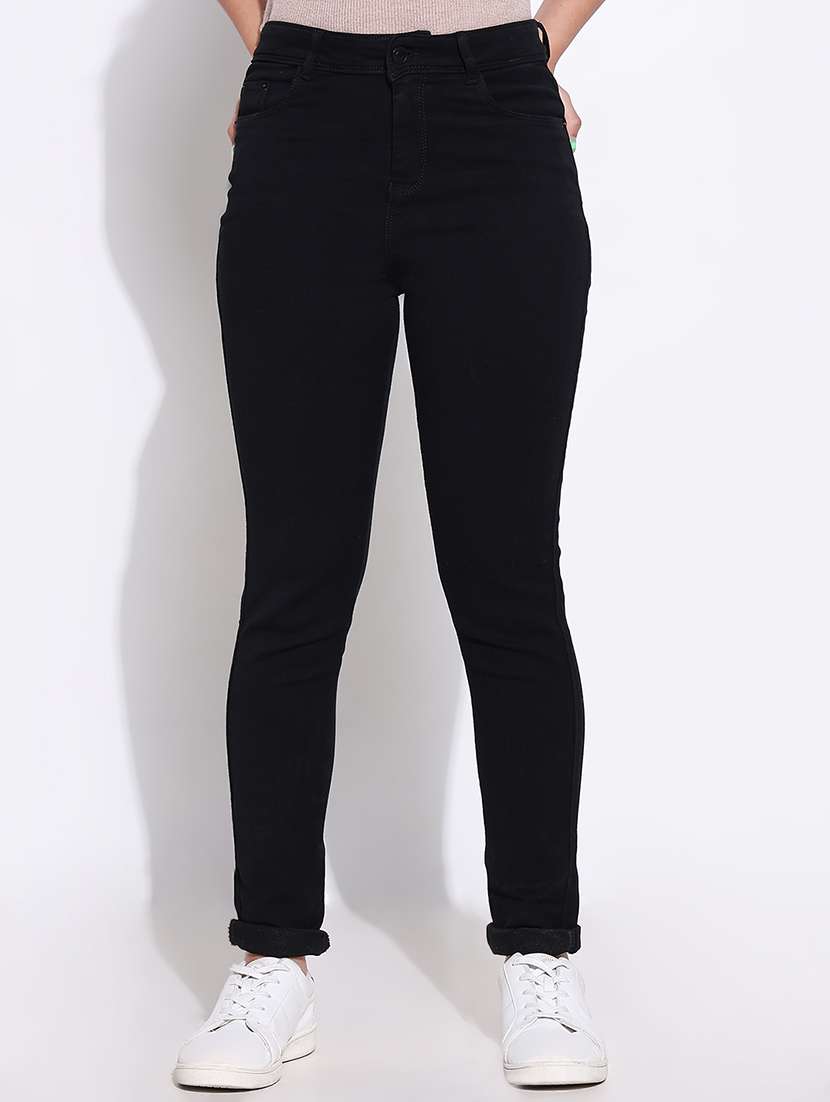 women high rise denim jeans - 21661518 - Zoom Image - 0