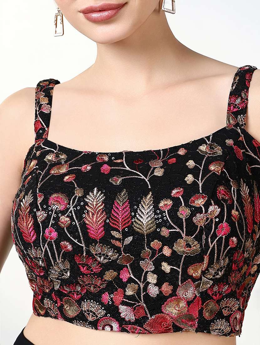 women embroidered skirt top set with jacket - 21661617 -  Standard Image - 6