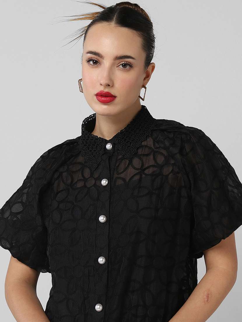 women self designed collared shirt with slip - 21661702 -  Standard Image - 6