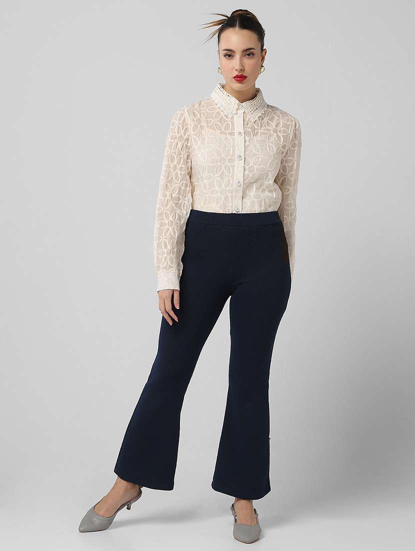 women self designed collared shirt with slip - 21661705 -  Standard Image - 4