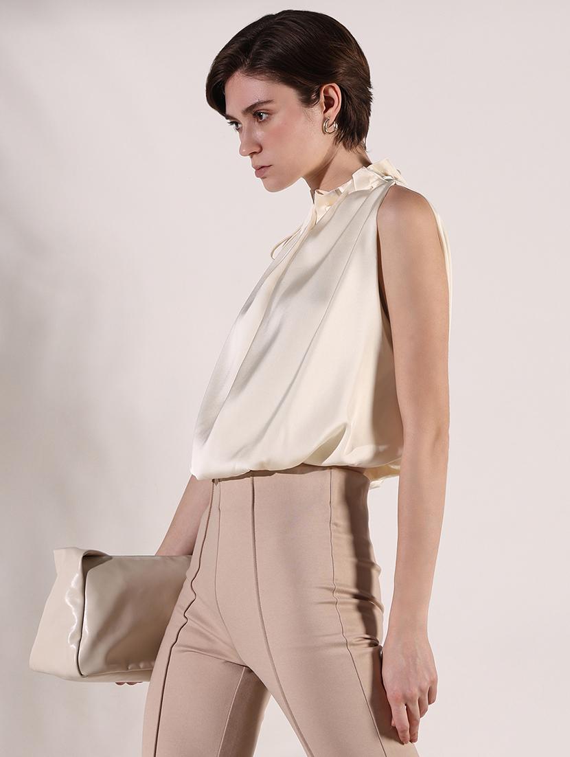 women solid sleeveless regular top - 21661758 - Standard Image - 1
