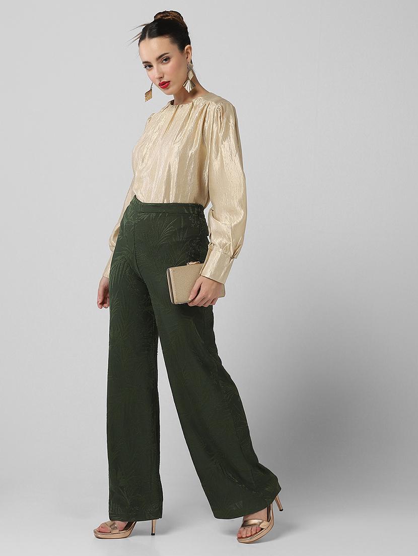 women solid puff sleeves regular top - 21661798 - Standard Image - 4