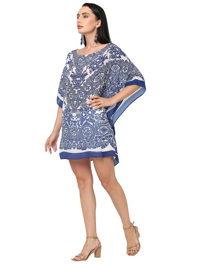 women printed relaxed fit kaftan dress - 21661970 -  Standard Image - 1