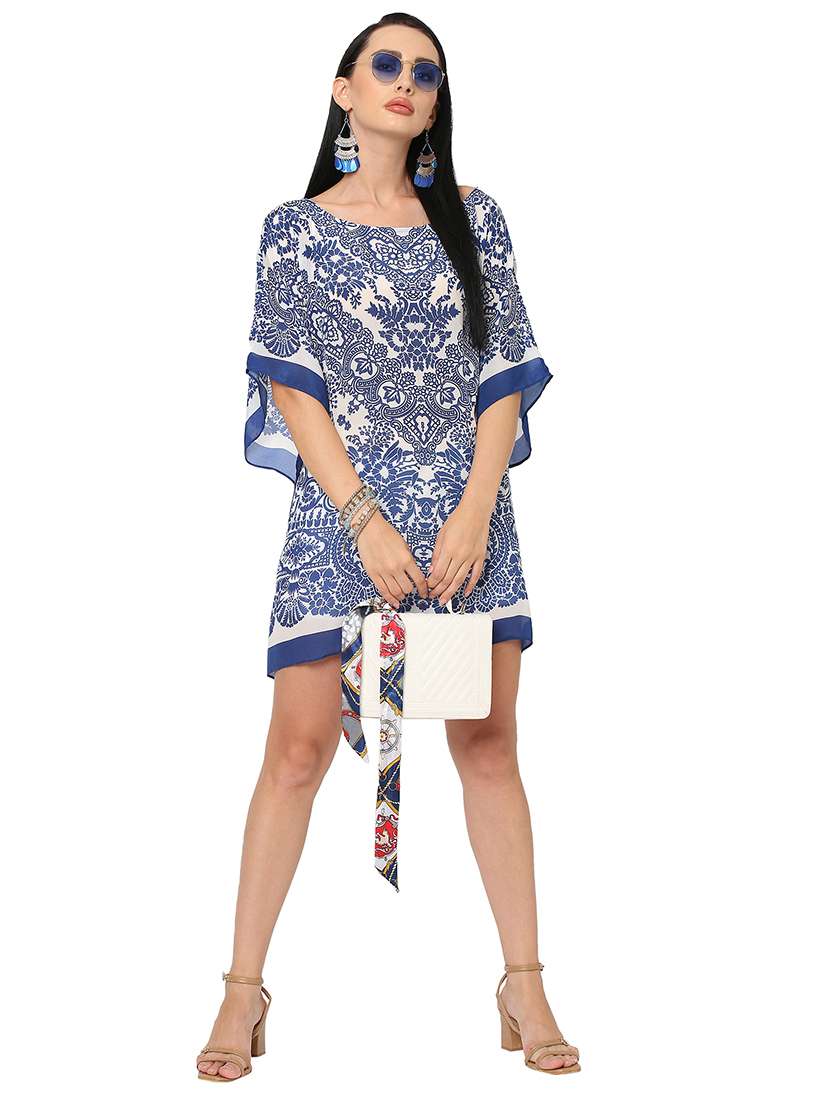 women printed relaxed fit kaftan dress - 21661970 -  Standard Image - 4